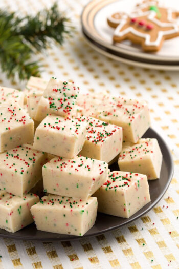 Gingerbread fudge for christmas