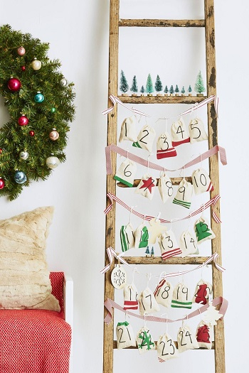 Ladder calendar DIY Spellbinding Advent Calendars That Will Ge You So Excited For Christmas