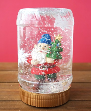 Peanut butter jar snow globe Joyful DIY Snow Globes That Will Make You Excited To Welcome This Christmas