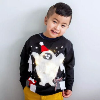 Snowman sweater for kids