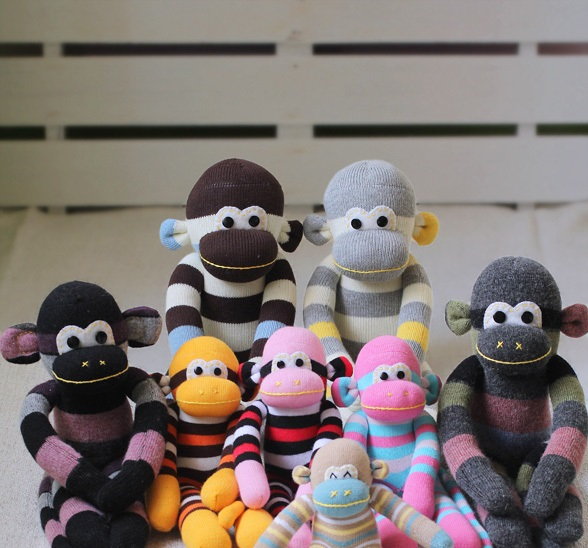 Sock monkeys DIY Easy To Copy Christmas Gift Ideas For Your Kids That Also Affordable