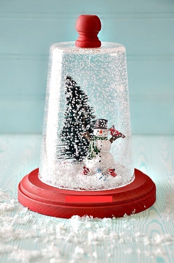 Unexpected snow globe Joyful DIY Snow Globes That Will Make You Excited To Welcome This Christmas