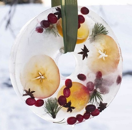 Winter ice wreath Conspicuous DIY Christmas Wreaths To Offer You A Captivating Decoration