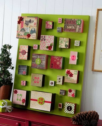 Wrap calendars DIY Spellbinding Advent Calendars That Will Ge You So Excited For Christmas