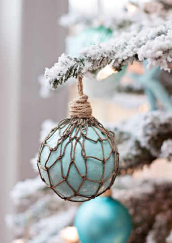 Faux float ornaments for christmas trees