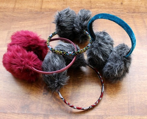 Faux fur ear muffs DIY Winter Warm And Soft Ear Muffs To Accompany You Every Day