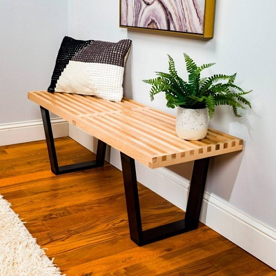 Nelson platform bench Unexpectedly Uncomplicated Home Design Ideas To Make From Wood This Winter