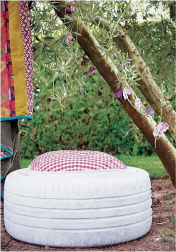 An ottoman for your backyard patio