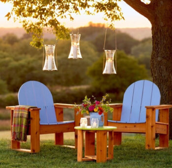 Backyard lounge chairs