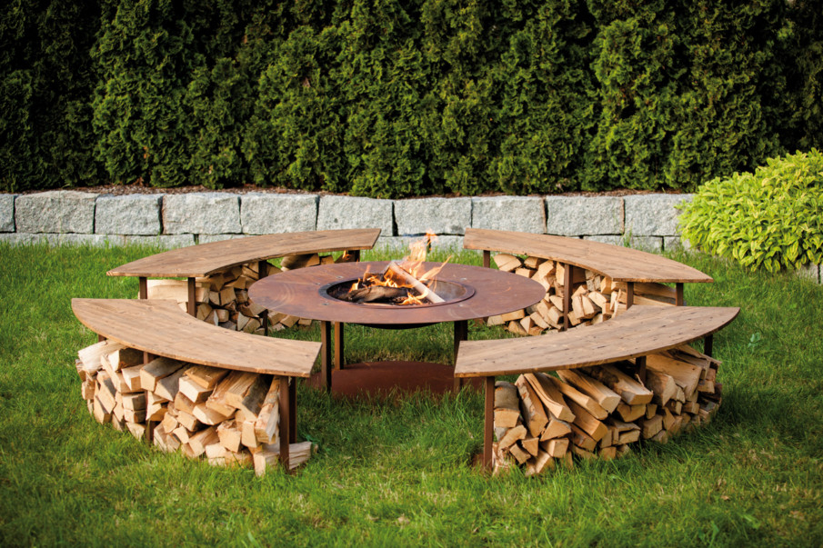 Diy Fire Pit Seating Ideas Iygo Com, Diy Chairs For Fire Pit
