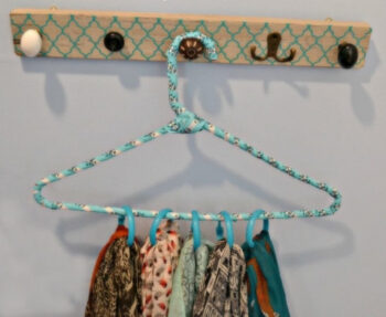 Super easy and inexpensive diy scarf hanger