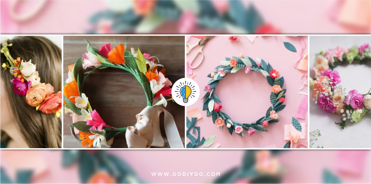 30 Pretty Flower Crown Ideas for Your Spring DIY Project