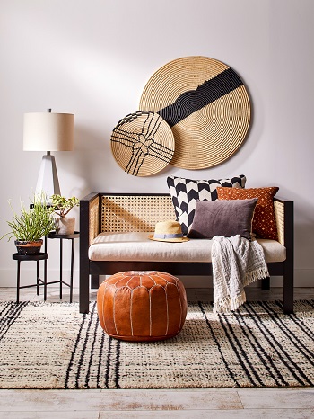 Cane love seat Brilliant DIY Caning Project To Create Your Own Furniture