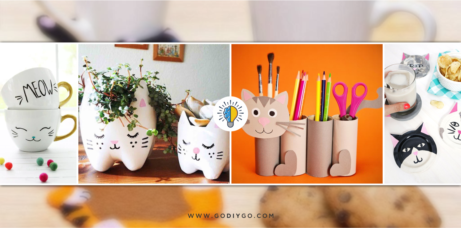 Cat Craft Ideas That Your Kids Will Happy to Make This Week ~ GODIYGO.COM