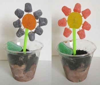 Diy edible ice cream flower pots DIY Ideas Of Full Spirit Artworks To Have Energetic Garden