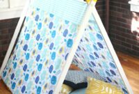 Diy floral play tent