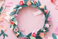 Diy paper flower crown