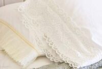 Pretty diy lace pillowcase