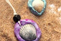 Seashells necklace diy