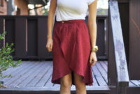 Tulip wrap skirt diy