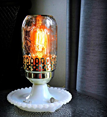 DIY Lamp With Mason Jar Ideas To Look Cozy And Warm