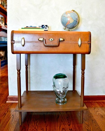 Unbelievable DIY Ideas To Reuse Your Old Suitcases