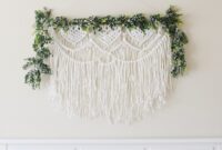 Bohemian macrame wall hanging