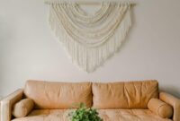 Braided macrame hanging wall