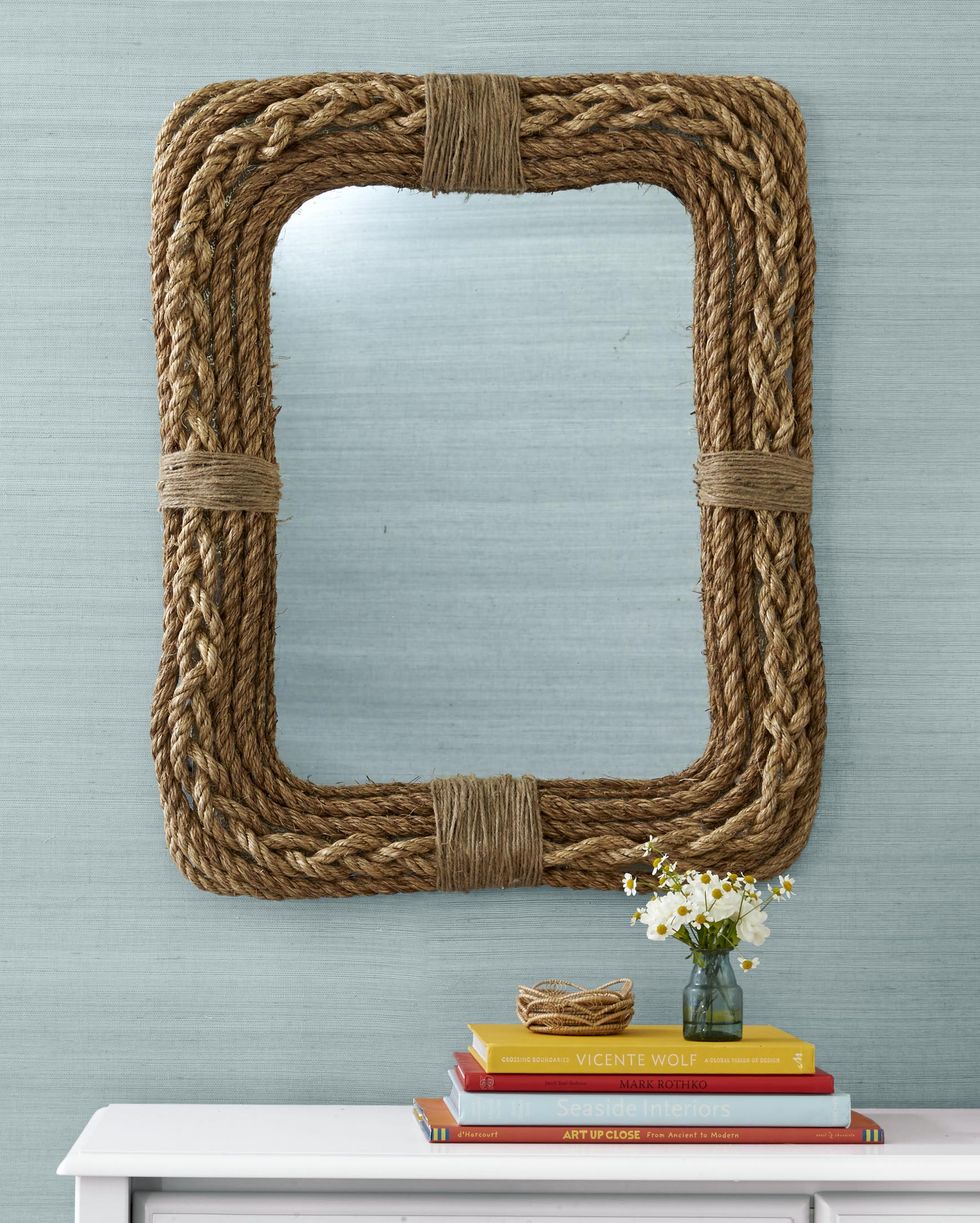 Diy mirror with rope