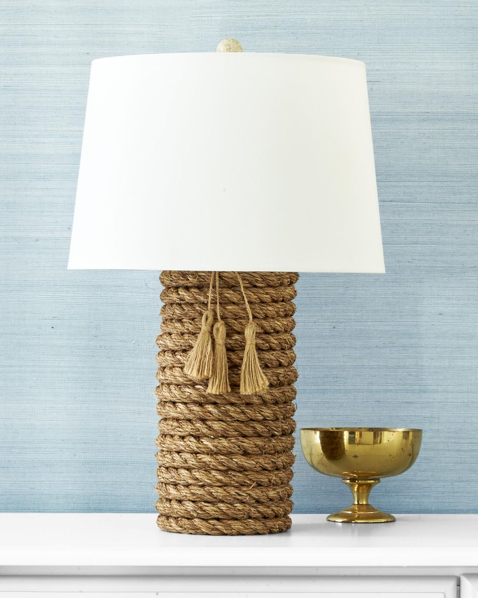 Diy rope lamp