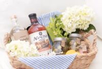 Diy bloody mary basket