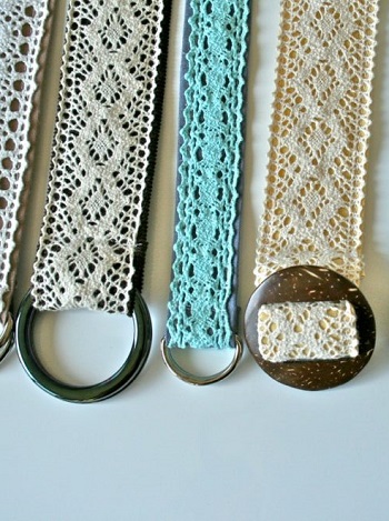 Lace belts DIY Splendid Belt Ideas To Amaze Your Daily Outfit