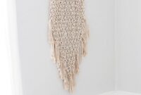 Pretty macrame hanging wall