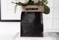 Pretty paper bag bouquets