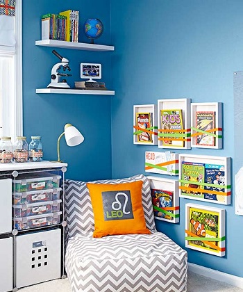 Reading material DIY Storage Solution To Keep Your Kids Room Organized