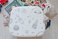 Universe drawing suitcase