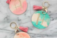 Watercolor trend luggage tag