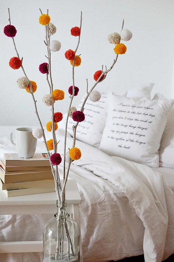 DIY Pom Pom Project Ideas For Magical Look