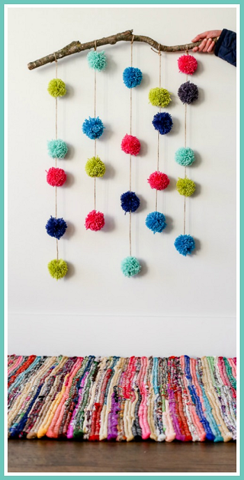 DIY Pom Pom Project Ideas For Magical Look