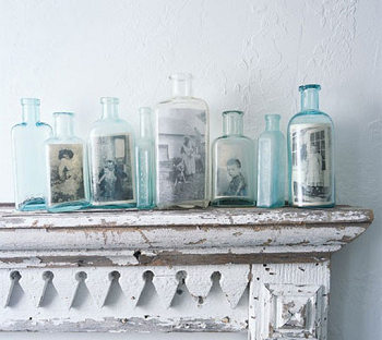 Bottle portrait collection DIY Unconventional Ideas To Display Your Family Photos