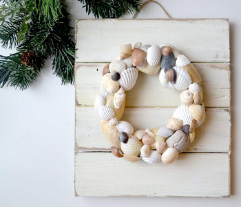 Diy coastal wreath beach home décor DIY Long-lasting Decoration Ideas With Coastal Home Accessories