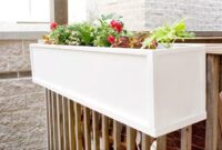 Diy deck flower box