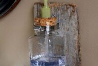 Diy rustic soap dispenser