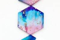 Marble coasters galaxy diy