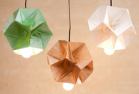 Origami lamp shade