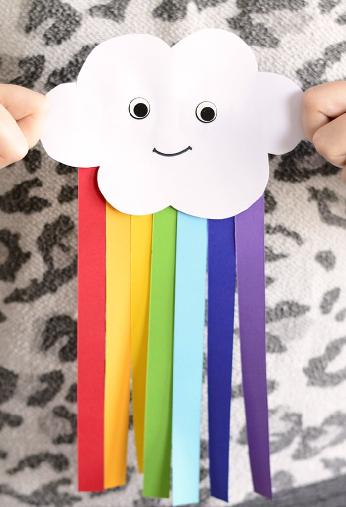 Simple construction paper rainbow craft DIY Exploring Funniest Ideas of Rainbow Craft For Your Kids