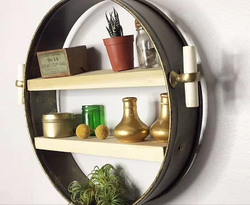 Anthropologie knockoff shelf Smart-Upgrade Repurposing Ideas Of Your Old Baking Pan