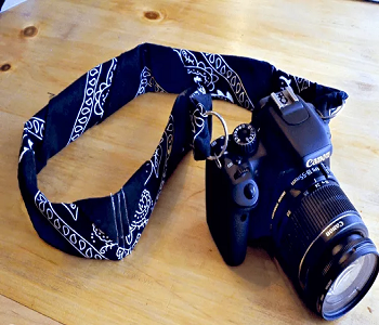 Camera strap Skillful Ideas You Can Do With Your Simple Bandana