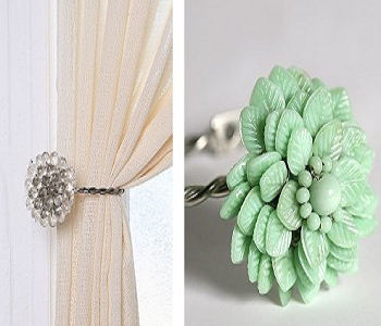 Curtain holder Special Ways To Use Napkin Ring As Your DIY Project