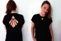 Diy geometric cut-out shirt - copy